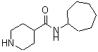 CAS 登录号：429632-06-4， N-环庚基-4-哌啶甲酰胺