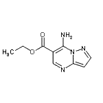 CAS 登录号：43024-66-4， 乙基7-氨基吡唑并[1,5-a]嘧啶-6-羧酸酯