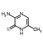 CAS 登录号：43029-07-8， 3-氨基-6-甲基-2(1H)-吡嗪硫酮