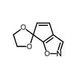 CAS 登录号：43090-49-9， 螺[环戊二烯并[d][1,2]恶唑-6,2'-[1,3]二氧戊环]