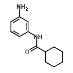 CAS 登录号：43096-46-4， N-(3-氨基苯基)环己烷甲酰胺