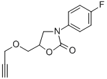 CAS 登录号:43198-90-9, 3-(4-氟苯基)-5-(2-丙炔基氧基甲基)恶唑烷-2-酮