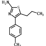 CAS 登录号：433254-87-6， 4-(4-甲基苯基)-5-丙基-1,3-噻唑-2-胺