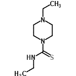 CAS 登录号：433310-46-4， N,4-二乙基-1-哌嗪基硫代亚氨基甲酸