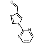 CAS 登录号：433921-37-0， 1-(2-嘧啶基)-1H-咪唑-4-甲醛