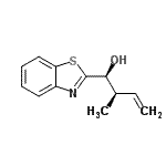 CAS 登录号：433924-36-8， (1S,2R)-1-(1,3-苯并噻唑-2-基)-2-甲基-3-丁烯-1-醇