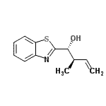 CAS 登录号：433924-53-9， (1R,2R)-1-(1,3-苯并噻唑-2-基)-2-甲基-3-丁烯-1-醇