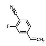 CAS 登录号：433939-83-4， 2-氟-4-乙烯基苯甲腈