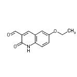 CAS 登录号：433975-12-3， 6-乙氧基-2-氧代-1,2-二氢-3-喹啉甲醛