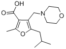 CAS#: 435341-87-0, 5-Isobutyl-2-Methyl-4-Morpholin-4-Ylmethyl-Furan-3-Carboxylic Acid