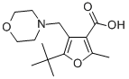 CAS#: 435342-04-4, 5-Tert-Butyl-2-Methyl-4-Morpholin-4-Ylmethyl-Furan-3-Carboxylic Acid