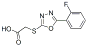 CAS#: 436087-03-5, [5-(2-Fluoro-Phenyl)-[1,3,4]Oxadiazol-2-Yl-Sulfanyl]-Acetic Acid