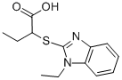 CAS # 436088-88-9, 2-(1-乙基-1H-苯并咪唑-2-基巯基)-丁酸