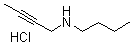 CAS 登录号：436099-56-8， N-丁基-2-丁炔-1-胺盐酸盐