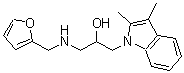 CAS 登录号：436099-61-5， 1-(2,3-二甲基-1H-吲哚-1-基)-3-[(2-呋喃甲基)氨基]-2-丙醇