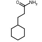 CAS 登录号：4361-29-9， 3-环己基丙酰胺