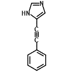 CAS 登录号：436804-94-3， 5-(苯基乙炔基)-1H-咪唑