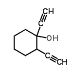 CAS 登录号：437608-13-4， 1,2-二乙炔基环己烷醇