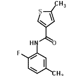 CAS#: 438217-56-2, N-(2-Fluoro-5-Methylphenyl)-5-Methyl-3-Thiophenecarboxamide