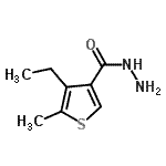CAS 登录号：438225-41-3， 4-乙基-5-甲基-3-噻吩甲酰肼
