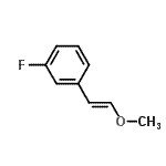 CAS 登录号：438585-93-4， 1-氟-3-[(E)-2-甲氧基乙烯基]苯