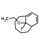 CAS 登录号：439079-86-4， 11-乙氧基-11-氟双环[5.3.1]十一碳-7,9-二烯