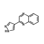 CAS 登录号：439106-90-8， 2-(1H-吡唑-4-基)喹喔啉