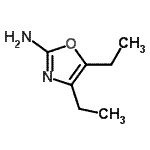 CAS 登录号：439145-77-4， 4,5-二乙基-1,3-恶唑-2-胺