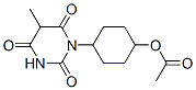 CAS 登录号:4394-23-4, 1-(4-乙酰氧基环己基)-5-甲基巴比妥酸