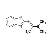 CAS 登录号：439688-61-6， (1E)-N'-(1,3-苯并噻唑-2-基)-N,N-二甲基乙脒