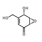 CAS 登录号：439906-13-5， (1S,5S,6S)-5-羟基-4-(羟基甲基)-7-氧杂双环[4.1.0]庚-3-烯-2-酮