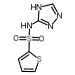 CAS 登录号：439932-87-3， N-(1H-1,2,4-三唑-3-基)-2-噻吩磺酰胺