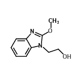 CAS 登录号：440358-70-3， 2-(2-甲氧基-1H-苯并咪唑-1-基)乙醇