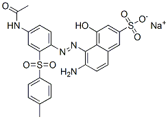 CAS#: 4404-39-1, Sodium 5-[[4-Acetamido-2-[(p-Tolyl)Sulphonyl]Phenyl]Azo]-6-Amino-4-Hydroxynaphthalene-2-Sulphonate