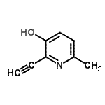 CAS 登录号：441044-73-1， 2-乙炔基-6-甲基-3-吡啶醇