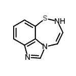 CAS 登录号：442663-11-8， 2H-咪唑并[1,5,4-Ef][1,2,5]苯并硫杂二氮杂卓