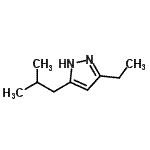 CAS 登录号：442886-86-4， 3-乙基-5-异丁基-1H-吡唑