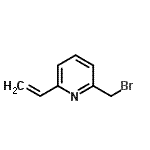 CAS 登录号：442910-37-4， 2-(溴甲基)-6-乙烯基吡啶