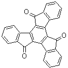 CAS 登录号：4430-15-3， 5H-二茚并[1,2-a:1',2'-c]芴-5,10,15-三酮