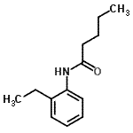 CAS 登录号：443122-94-9， N-(2-乙基苯基)戊酰胺