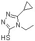 CAS 登录号：443918-29-4， 5-环丙基-4-乙基-4H-1,2,4-三唑-3-硫醇