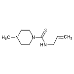 CAS 登录号：444079-22-5， N-烯丙基-4-甲基-1-哌嗪硫代甲酰胺