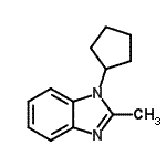 CAS 登录号：444995-62-4， 1-环戊基-2-甲基-1H-苯并咪唑