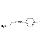CAS 登录号：450357-63-8， 3-(4-氟苯基)-N-甲基-2-丙炔-1-胺