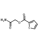 CAS 登录号：452300-70-8， 2-氨基-2-氧代乙基2-噻吩羧酸酯