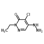 CAS 登录号：452344-73-9， 4-氯-2-乙基-5-肼基-3(2H)-哒嗪酮