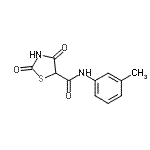 CAS#: 452368-72-8, N-(3-Methylphenyl)-2,4-Dioxo-1,3-Thiazolidine-5-Carboxamide