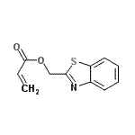 CAS 登录号：454429-29-9， 1,3-苯并噻唑-2-基甲基丙烯酸酯