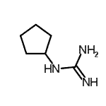 CAS 登录号：45715-47-7， 2-环戊基胍