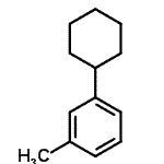 CAS 登录号：4575-46-6， 1-环己基-3-甲基苯